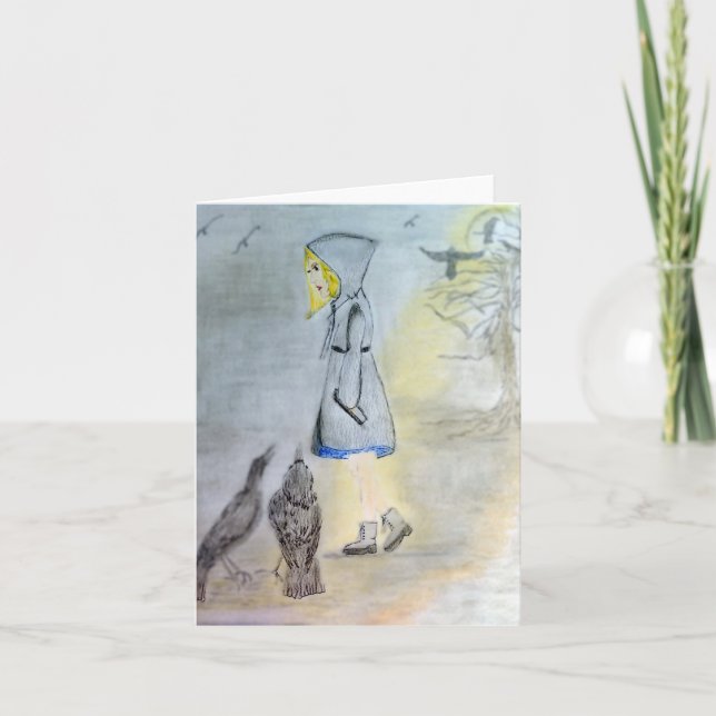 Cartão De Agradecimento Foggy Night (Frente)