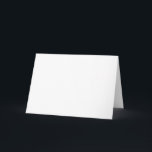 Cartão De Agradecimento Folded Thank You Card<br><div class="desc">Create your own white personalizable, minimalist style which can be easily updated with your Photo and text. If you need any help personalizing this product, please contact me using the message button below and I will be happy to help.</div>