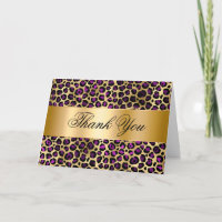 Folha de Ouro Roxa e Gama-Leopardo Negra