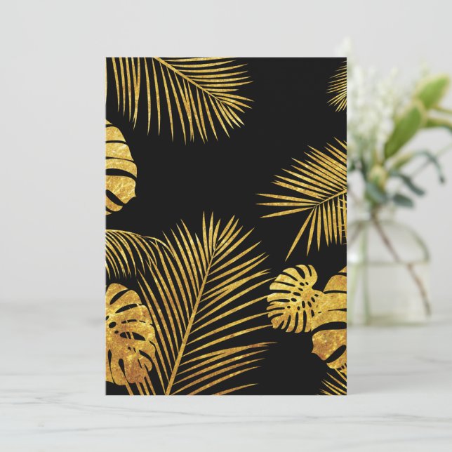 Cartão De Agradecimento Folhas 11 (Em pé/Frente)