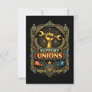 Cartão De Agradecimento Força na Solidariedade