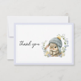 Cartão De Agradecimento Forest Animal Baby Shower Thank You Card