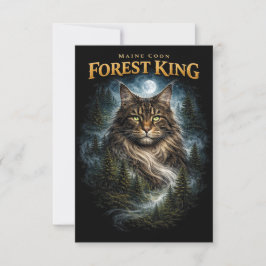 Cartão De Agradecimento Forest King