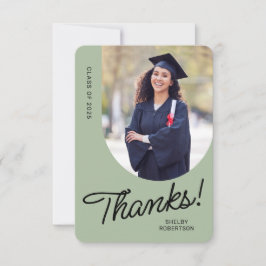 Cartão De Agradecimento Formando Obrigado Script Arch Photo