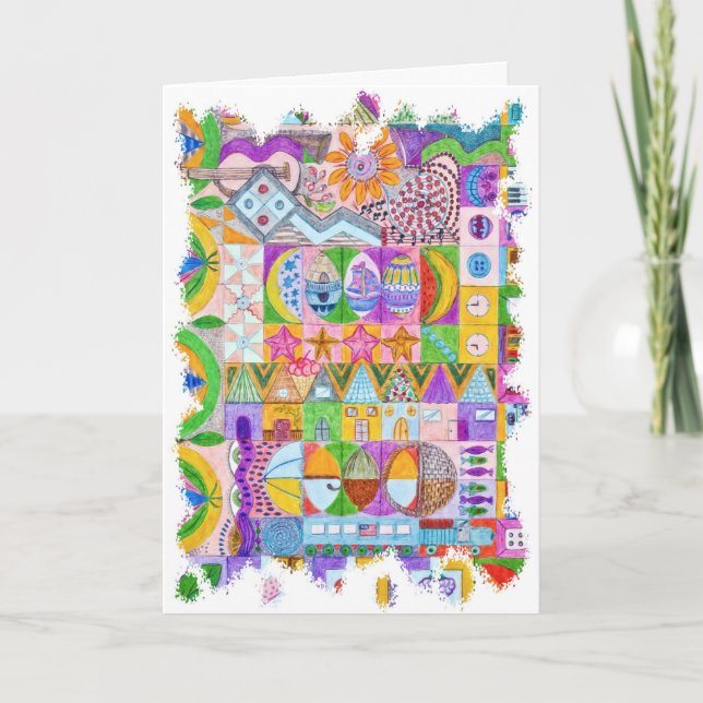 Cartão De Agradecimento Formas (Frente)