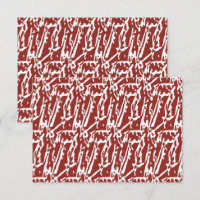 Formas de abstrato vermelho e laranja se misturam