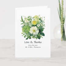 Formas de Casamento Floral Verde