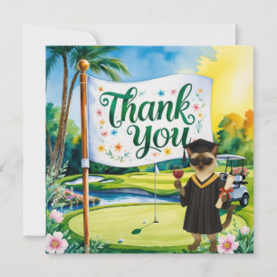 Cartão De Agradecimento Formatação de Golf