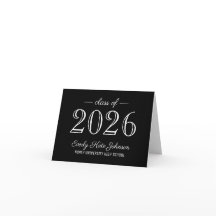 Formatura Preto e Branco Elegante 2026