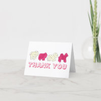 Fosco Circus Animal Cookies Rosa Brancos