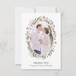 Cartão De Agradecimento Foto Botânica