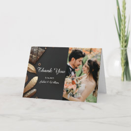 Cartão De Agradecimento Foto: Casamento tradicional Nigéria no Gana Africa