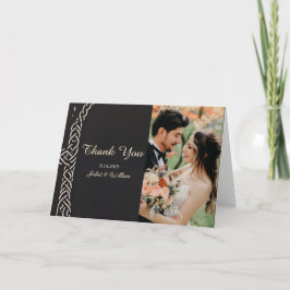 Cartão De Agradecimento Foto Celtic Nordic Medieval Viking Wedding