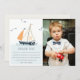 Cartão De Agradecimento Foto de Aniversário das Crianças de Navegação Náut (Frente/Verso)