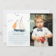 Cartão De Agradecimento Foto de Aniversário das Crianças de Navegação Náut (Frente)