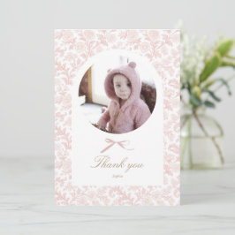 Cartão De Agradecimento Foto de aniversário de algum coelhinho