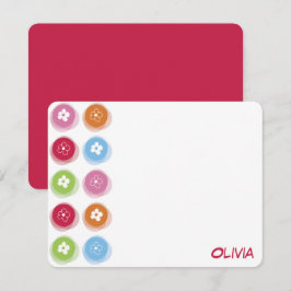 Cartão De Agradecimento Foto de aniversário do Felpudo Daisy Dots Kid, Col