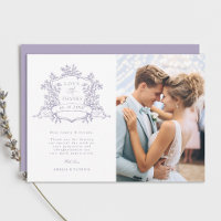 Foto de casamento com crista floral clássica de la