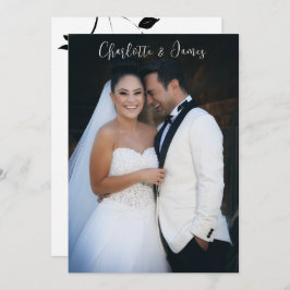 Cartão De Agradecimento Foto de Casamento Keepsasaame Obrigado