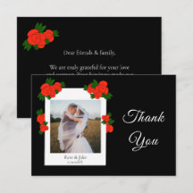 Foto de Casamento Personalizada com Rosas Vermelha