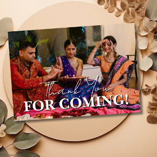 Cartão De Agradecimento Foto de Diwali da Família Alegre e Elegante Obriga