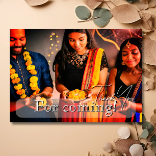 Cartão De Agradecimento Foto de Família do Festival Moderno de Diwali Obri