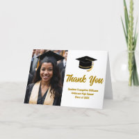 Foto de Graduação Dourada Elegante Personalizada