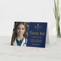 Foto de Graduação Osteopática Dourada Azul-marinho