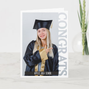 Cartão De Agradecimento Foto de Parabéns Celebração exame de condução grad
