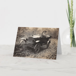 Cartão De Agradecimento foto do 1920 automobile vintage
