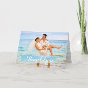 Cartão De Agradecimento Foto do casamento PixDezines, obrigado cartas