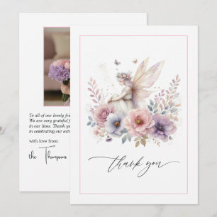 Cartão De Agradecimento Foto do Jardim das Fadas