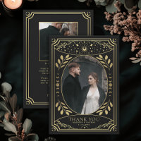 Foto Dourada Vintage Tarot Gothic Wedding