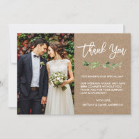 Foto Eucalyptus Kraft, Script de Pincel Moderno