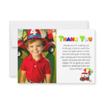 Foto Fofa de 4º Aniversário Carrinho de Golfe Verm