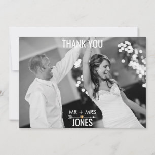 Cartão De Agradecimento Foto Geométrica Crânio Obrigado