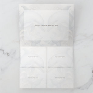 Cartão De Agradecimento Foto Moderna Casamento de Golfinhos Whimsy