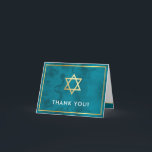 Cartão De Agradecimento FOTO OBRIGADO bar mitzvah, estrela dourada, azul<br><div class="desc">[ NOTA - O EFEITO DOURADO É UMA IMAGEM IMPRESSA ] Um design moderno e simples para uma Configuração de CARTÕES DE AGRADECIMENTOS como modelo, é simples adicionar seus próprios detalhes ou clicar no botão personalizar e você pode adicionar ou alterar texto, fontes, tamanhos etc. DICA: 1. Para redimensionar/reposicionar a...</div>