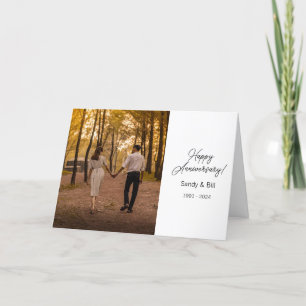 Cartão De Agradecimento Foto personalizada de aniversário crie a sua