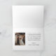 Cartão De Agradecimento Foto Personalizada De Casamento De Caligrafia Eleg (Interior)