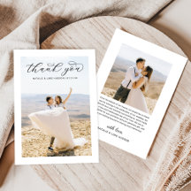 Foto Personalizada de Casamento do Script Preto El