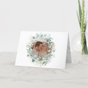 Cartão De Agradecimento Foto Personalizada De Casamento Judaico Chuppah