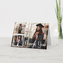 Cartão De Agradecimento Foto personalizada de gradação