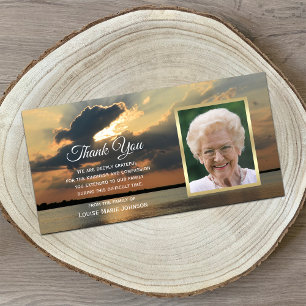 Cartão De Agradecimento Foto: Sunset Sympathory (Memorial do Sunset) Obrig