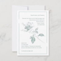 Fotografia Personalizada Caligrafia Floral Verde S