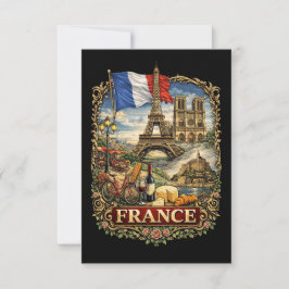 Cartão De Agradecimento França