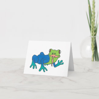 Cartão De Agradecimento Frank the Frog thank you card