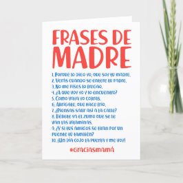 Cartão De Agradecimento Frases de Madre