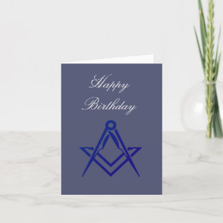 Cartão De Agradecimento Freemason Masonic Mason Freemason Birthday