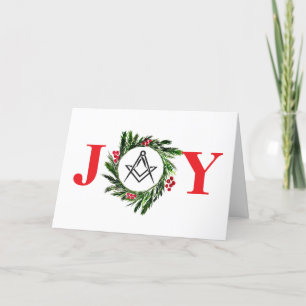 Cartão De Agradecimento Freemason Masonic Mason Freemason Christmas